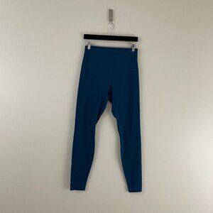 Lululemon Super High Rise Pant 28" Blue Borealis Size 10